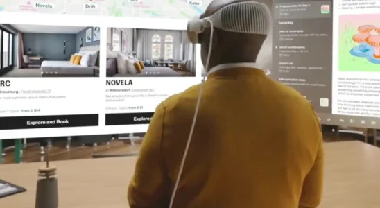 Vision Pro - Menu interativo