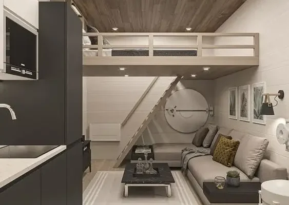 Interior de um abrigo bem projetado