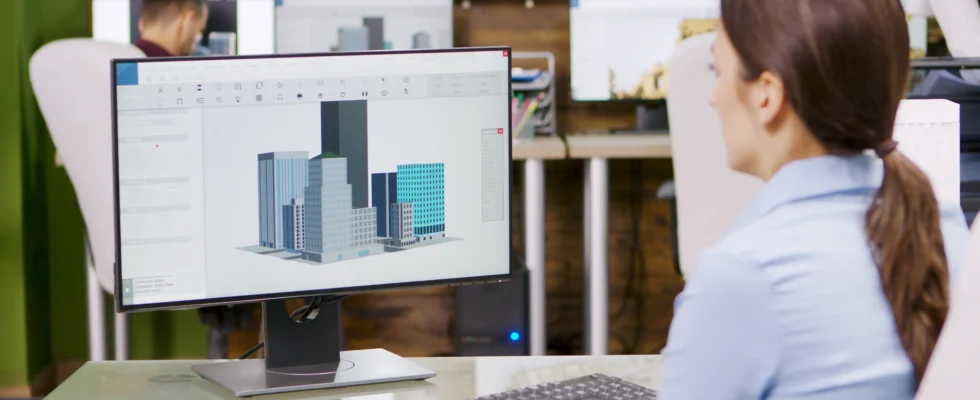 Arquiteto usando Programa BIM