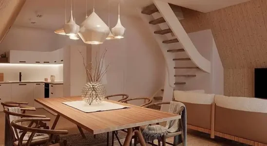 Interior de Casas pré-fabricadas estilo A