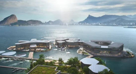 Cidade Flutuante Oceanix Busan