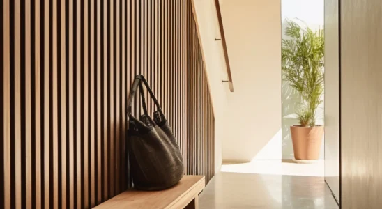 Ripado de madeira em corredor - Foto Freepik