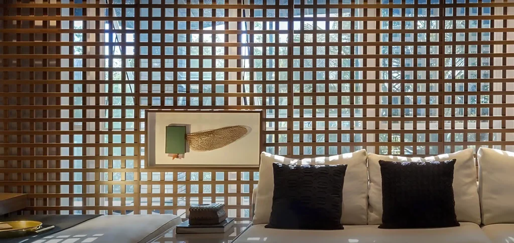 Muxarabi em sala de estar