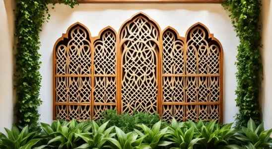 Muxarabi aplicado em parede