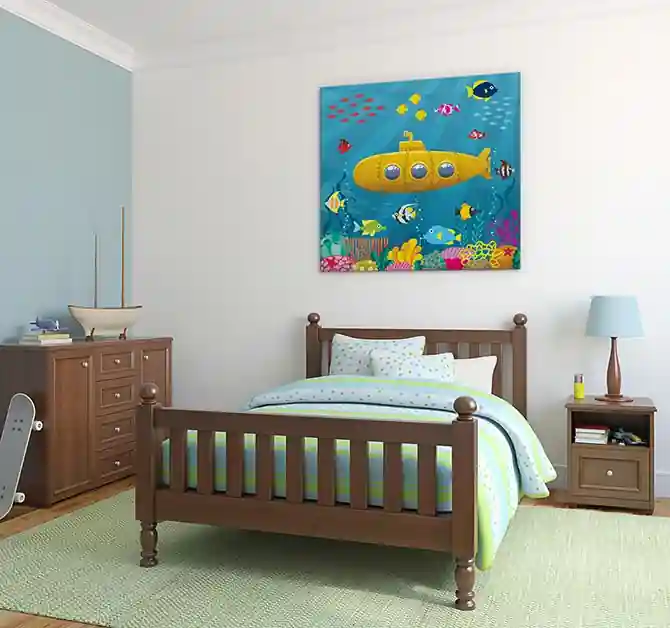Arte nas paredes - Quarto de Meninos