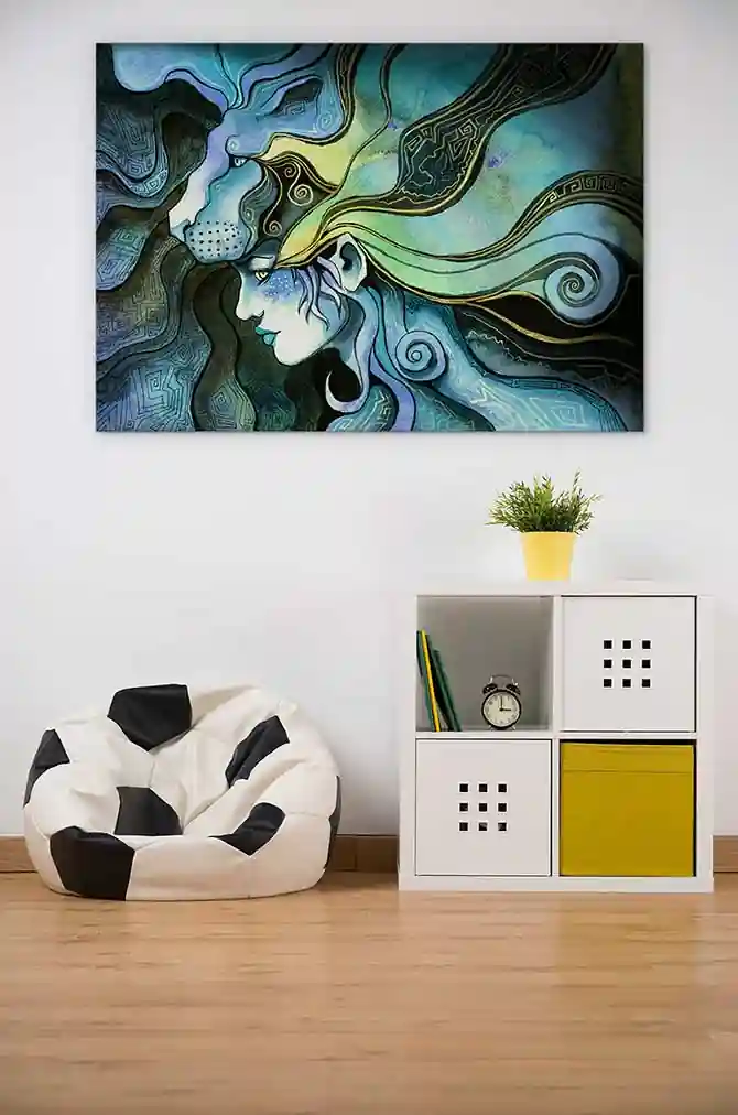 Arte nas paredes - Quarto Teen