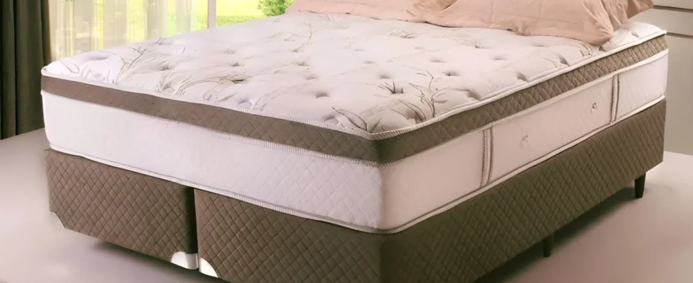 Cama box e Colchão de casal