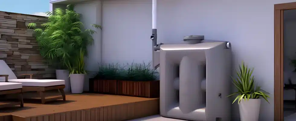 Cisterna para captar água da chuva