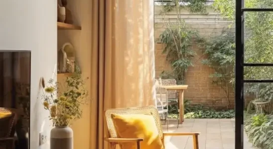 Cor bege na decoração neutra