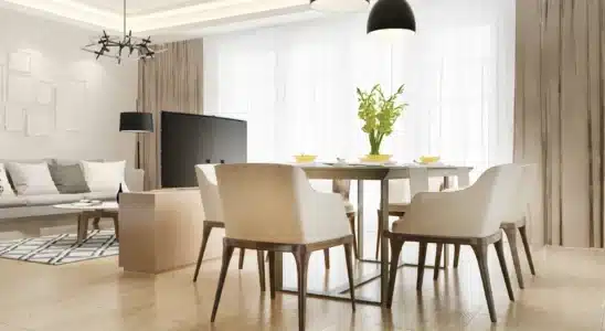 Sala de Estar e Jantar Juntas