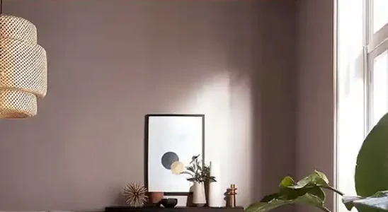 Teto colorido - sala com teto vermelho