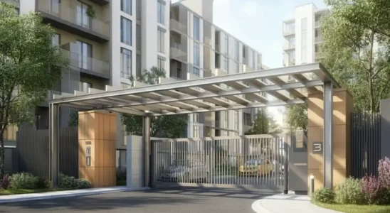 Pórticos de Entrada de Condomínios - Estrutura Metálica