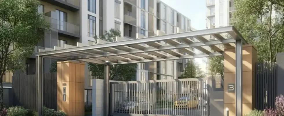 Pórticos de Entrada de Condomínios - Estrutura Metálica