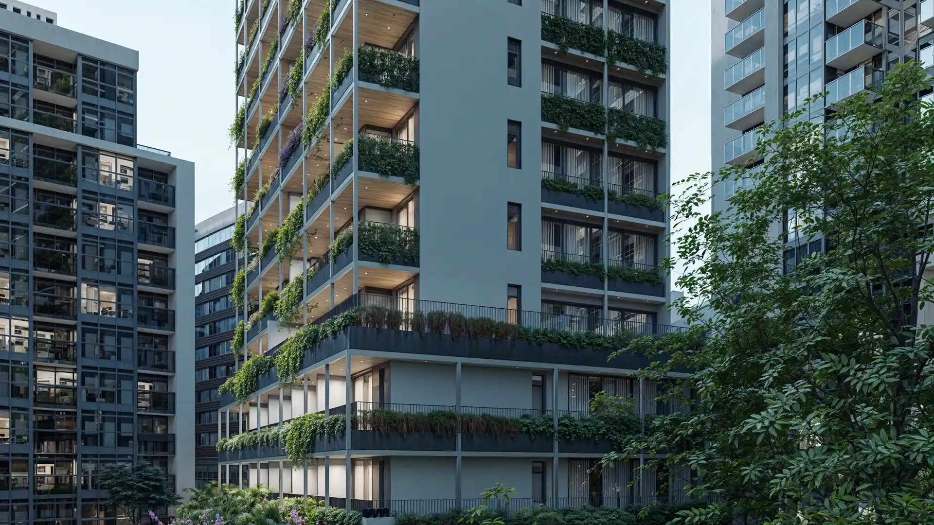 Vista Externa Pavimento tipo