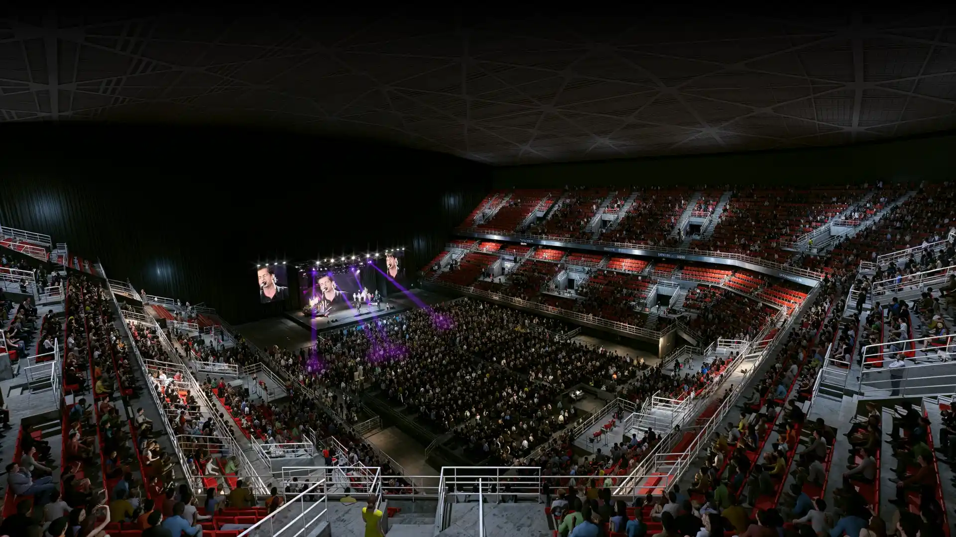 Perspectiva Geral - Show Vitor e Leo - RJ/ BRA | Hábil Design/ Farmasi Arena