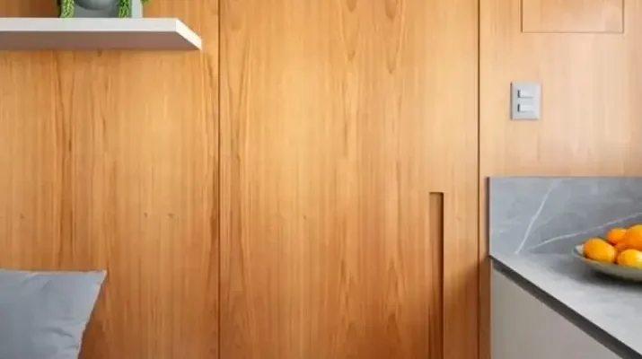 Portas mimetizadas em residências